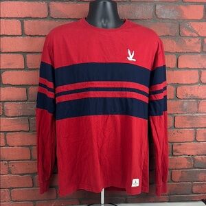 Oxygen 00 Men's XL Long Sleeve Shirt – Retro, Striped‎